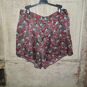 5/$25 Walt Disney Good Night Mickey Silk Sleep Shorts PJ Size XL (V-30)